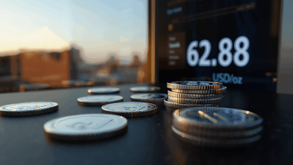 Silver prices hit record high above $62 as Fed cuts rates, soaring 91% this year