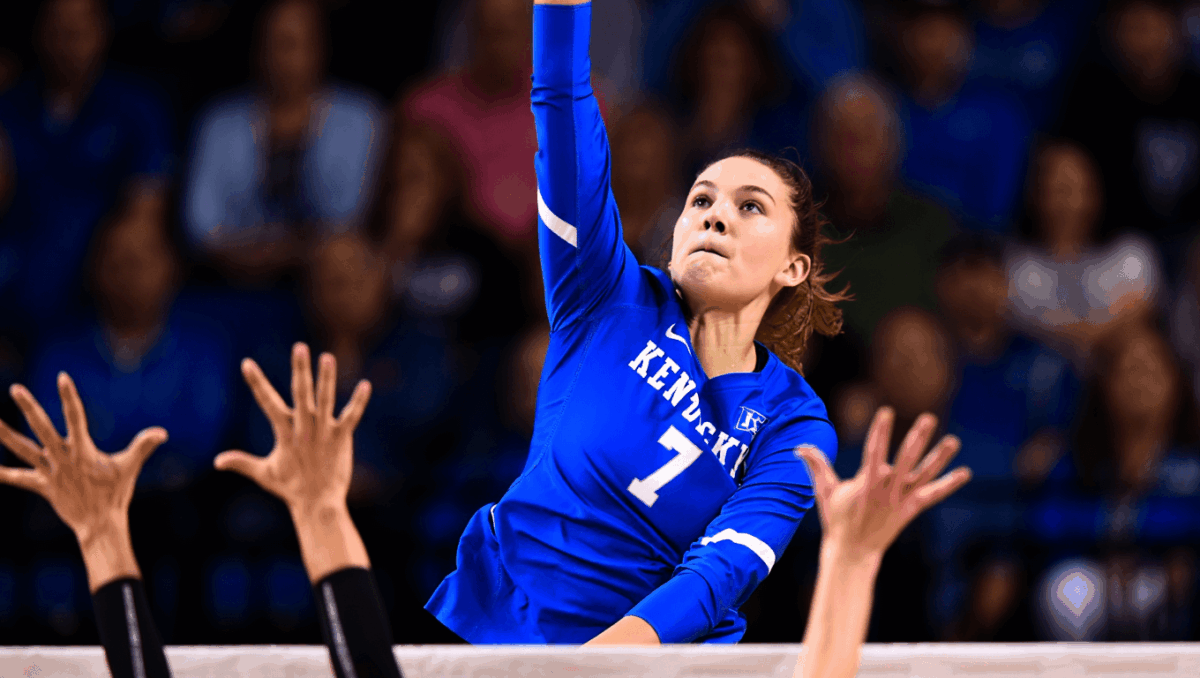 Kentucky volleyball roster featured four AVCA All-Americans heading into Sweet 16, led by DeLeye's 495 kills