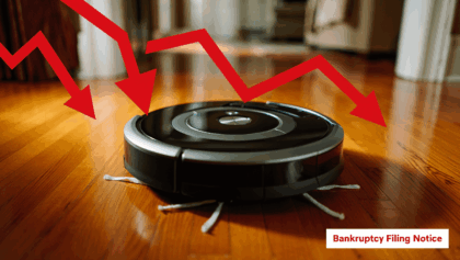 iRobot stock plunges 80% after filing for bankruptcy, Chinese manufacturer Picea to take over