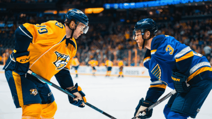 Blues vs Predators battle at Bridgestone Arena, both teams seeking wins in tight contest