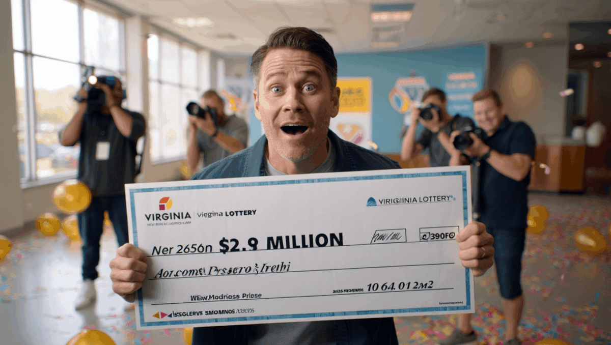 Virginia lottery continues streak of big winners with $1.3M+ jackpots claimed this week