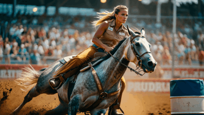NFR round 1 barrel racing dominates: Kassie Mowry zooms to victory with 13.66 on CP He Will Be Epic
