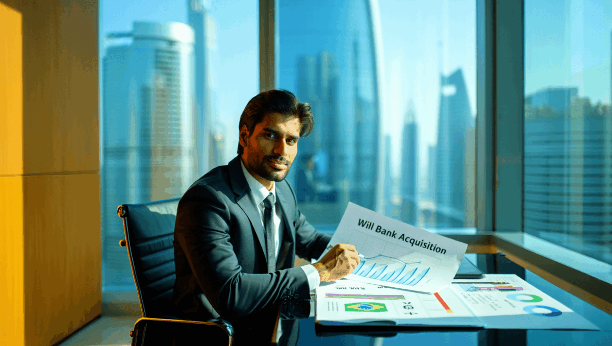 Brazil's financial sector sees major shifts as Mubadala eyes troubled fintech Will Bank, real rebounds above 5.40