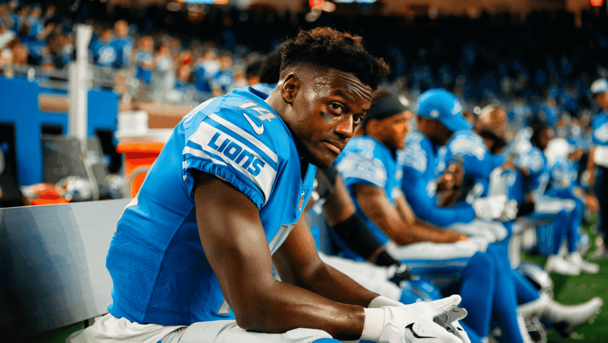 Amon Ra St Brown questionable for tonight's Lions-Cowboys game, ankle injury clouds participation