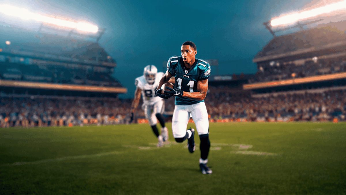 A.J. Brown leads Eagles to 29-28 comeback win over Raiders, extends 100-yard receiving streak