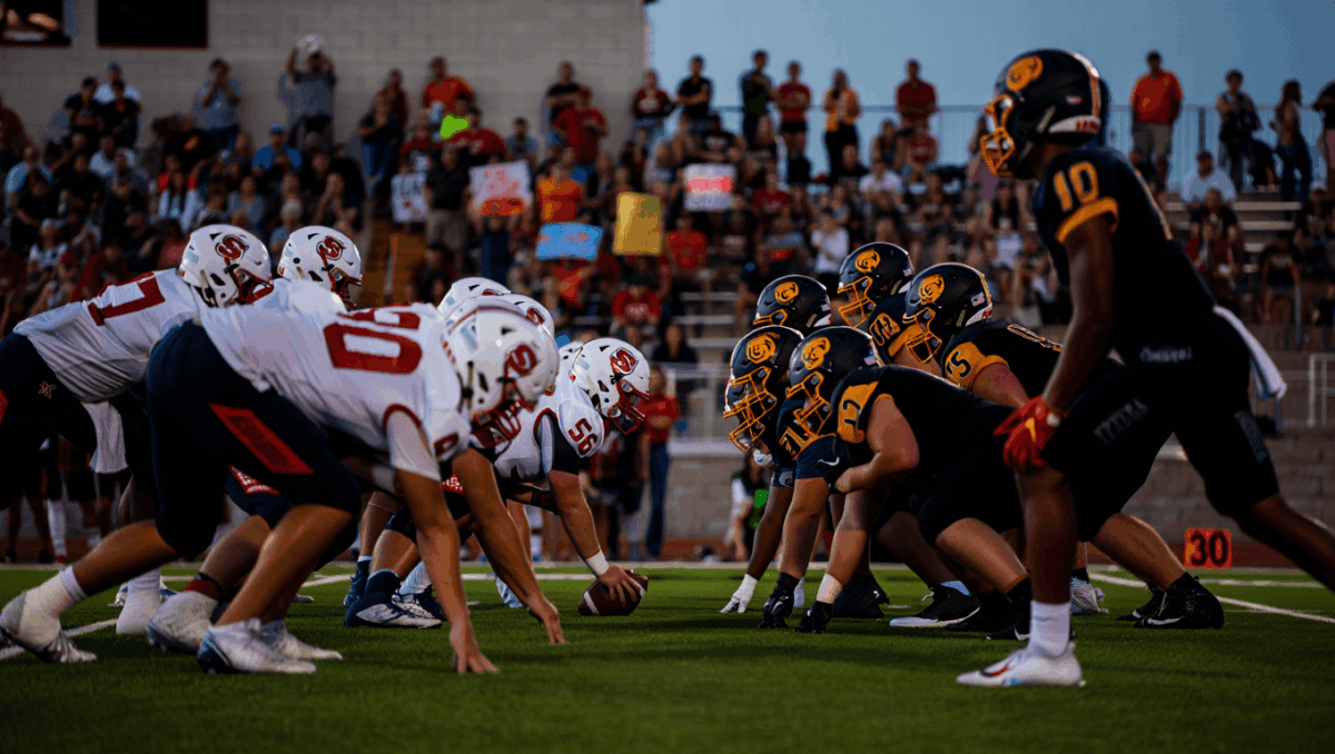 Smithson Valley faces Port Arthur Memorial in UIL Class 5A state semifinal battle last night in Katy