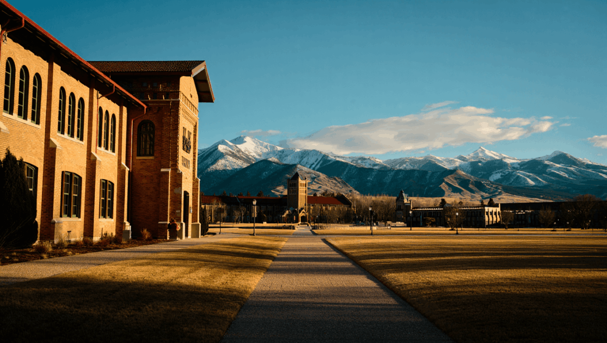 Montana State University sits in Bozeman, surrounded by Rocky Mountain wilderness on 1,170 acres