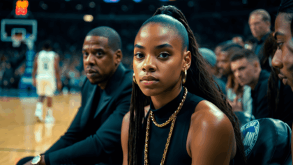 Blue Ivy Carter turns heads in bold look at Lakers game with Jay-Z tonight