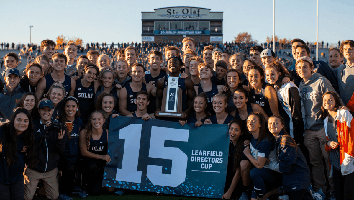 St Olaf College Oles climb to 15th in NCAA Division III Directors' Cup, records second-highest fall finish ever