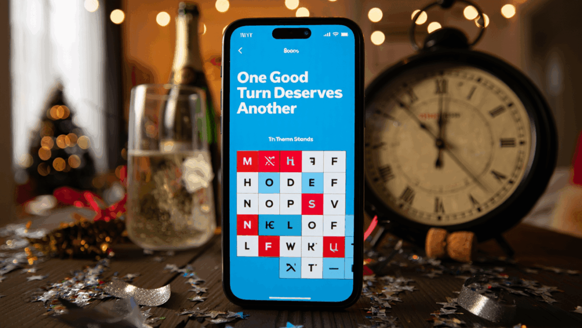 One good turn deserves another: NYT Strands puzzle theme for New Year's Eve, hints revealed