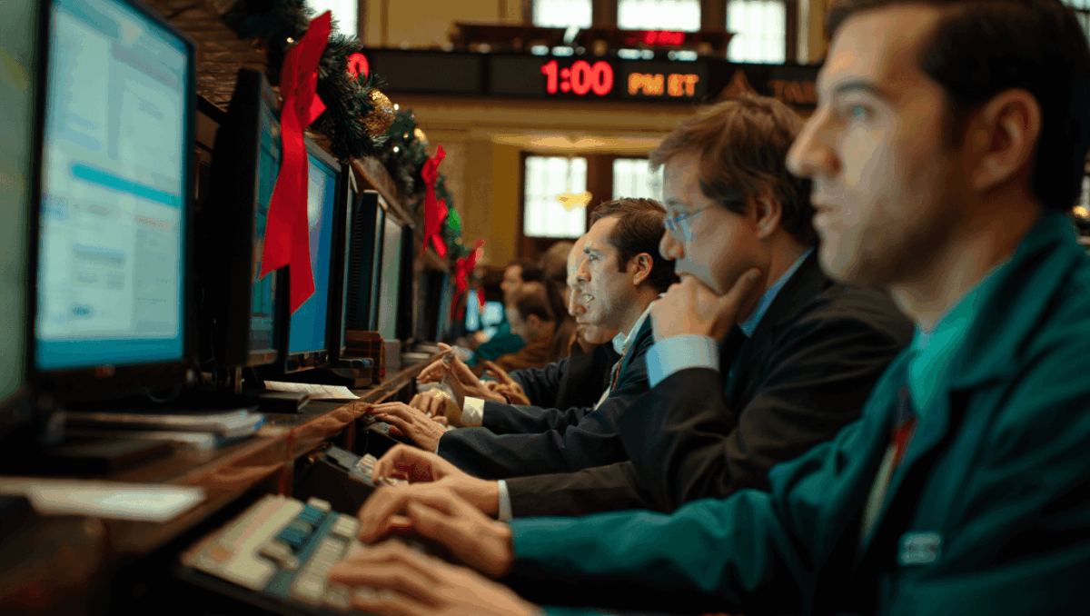 Stock market won't be fully open on Christmas Eve, closes at 1 p.m. ET Wednesday