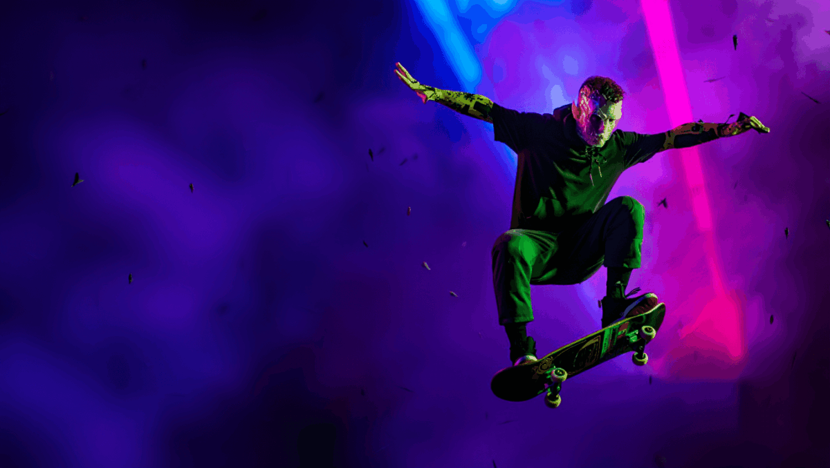 Skate Story drops free on PS Plus today, here's the wild skateboarding game everyone's talking about