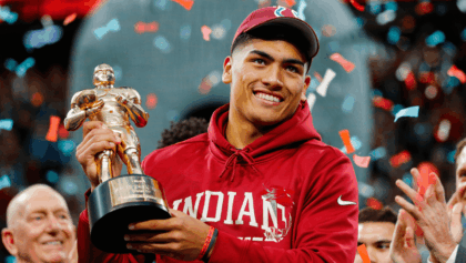 College football Heisman goes to Fernando Mendoza last night, Indiana QB becomes first Hoosier to win coveted award