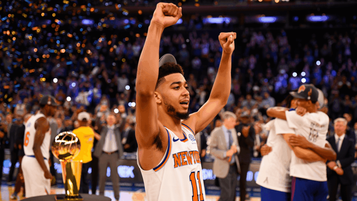NBA Cup MVP Jalen Brunson leads Knicks to 124-113 championship victory over Spurs, averages 34.8 PPG in dominant tournament run