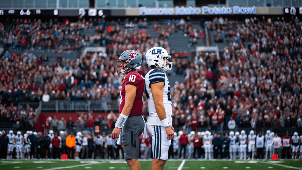 Washington State faces Utah State today in Famous Idaho Potato Bowl showdown, both seeking redemption