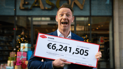 Lotto player wins €6.2 million jackpot just before Christmas, 'It still feels like a dream'