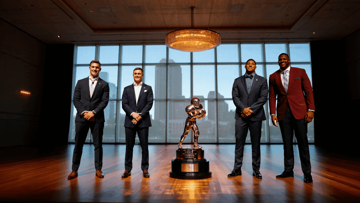 Heisman ceremony tips off Saturday at 7 p.m. ET in New York with four finalists vying for football's most prestigious award