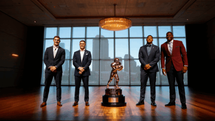 Heisman ceremony tips off Saturday at 7 p.m. ET in New York with four finalists vying for football's most prestigious award