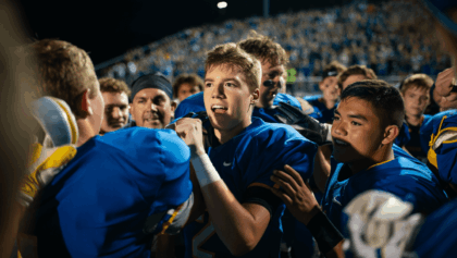 Clayton High School Football faces undefeated Grimsley in NCHSAA 7A state championship tonight with shot at historic first title