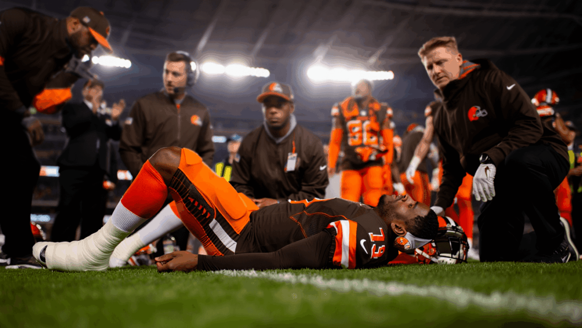 Cleveland Browns players face uphill battle against Bills as Judkins exits with gruesome injury, Sanders debuts under pressure
