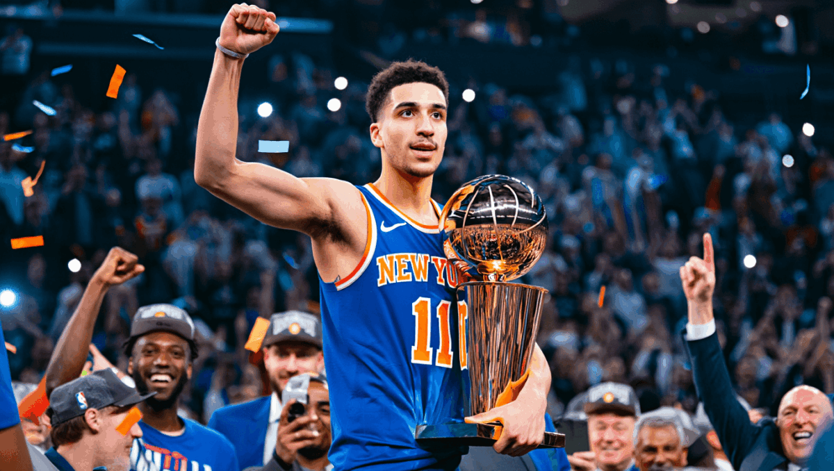 NBA Cup won by Knicks with stunning 124-113 comeback over Spurs last night, Brunson MVP