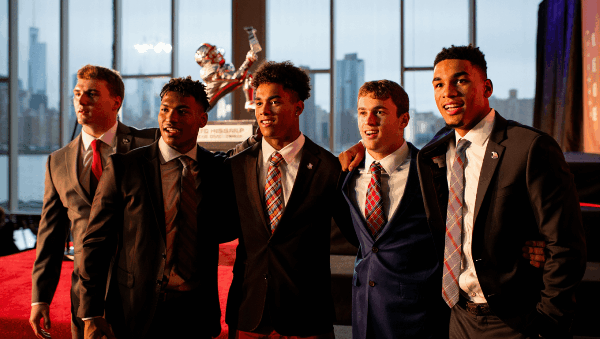 Heisman ceremony unfolds tonight with four stars battling for college football's most prestigious award