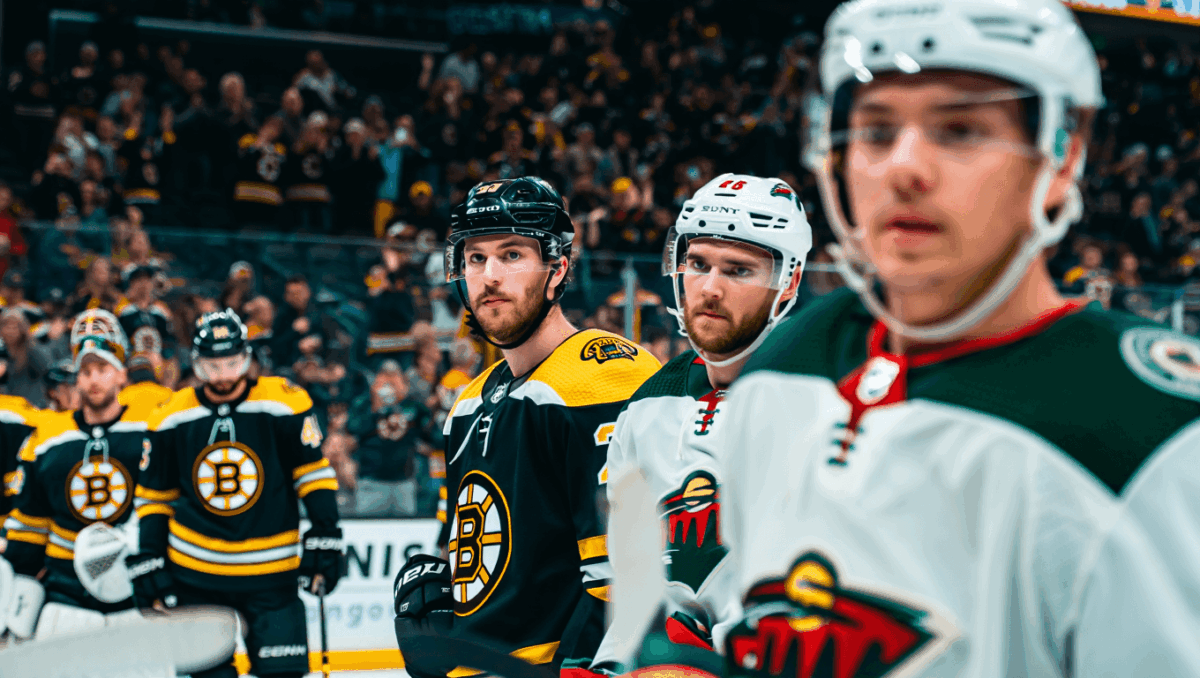 Bruins face Wild in high-stakes matchup, both teams battling for playoff positioning