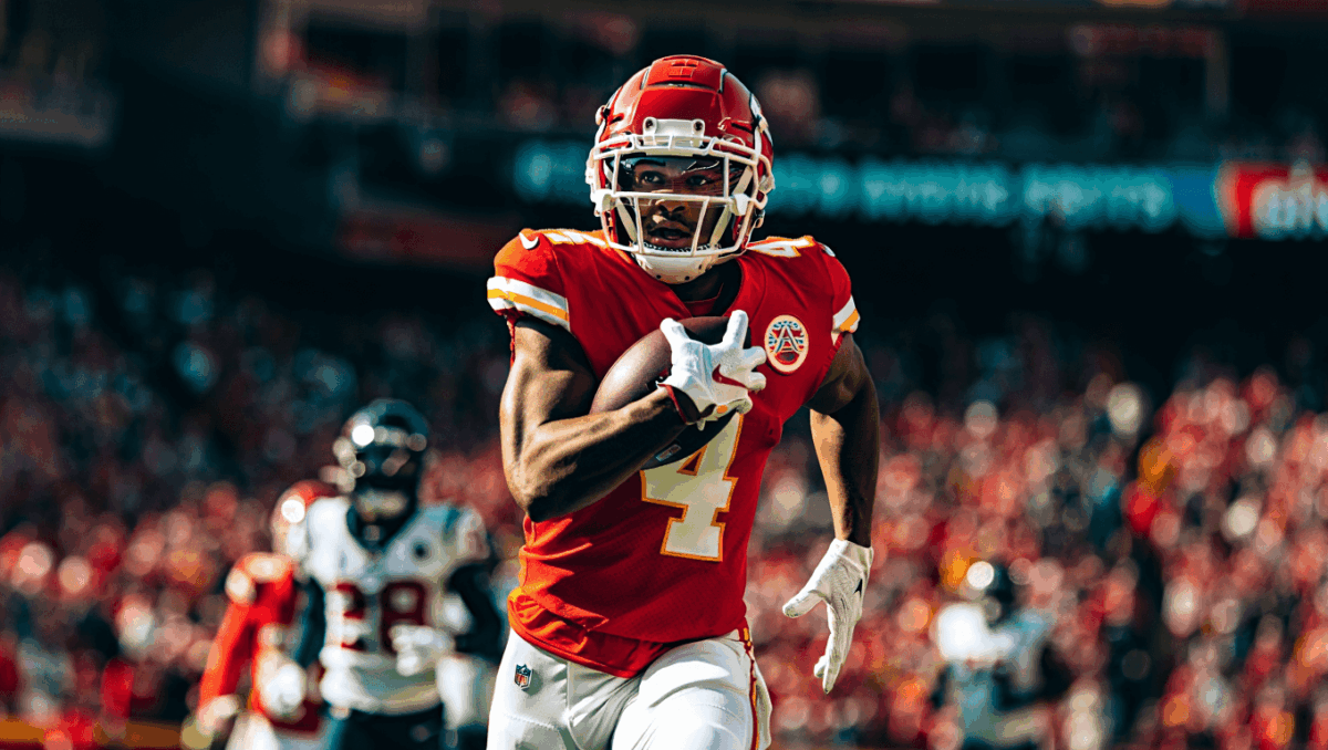 Rashee Rice averaging 81 yards per game in 2025, ready to take on Texans tonight