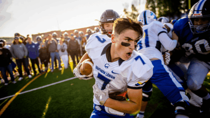 Southern Lehigh won its first PIAA state title, dominating Twin Valley 43-21 behind Steckert's historic 300-yard rushing night