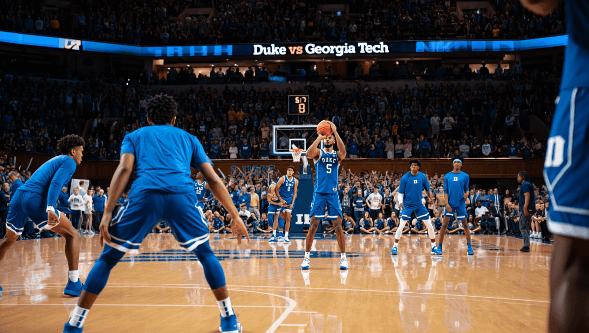 Georgia Tech faces No. 5 Duke tonight in ACC action, Blue Devils aim to bounce back after Texas Tech loss