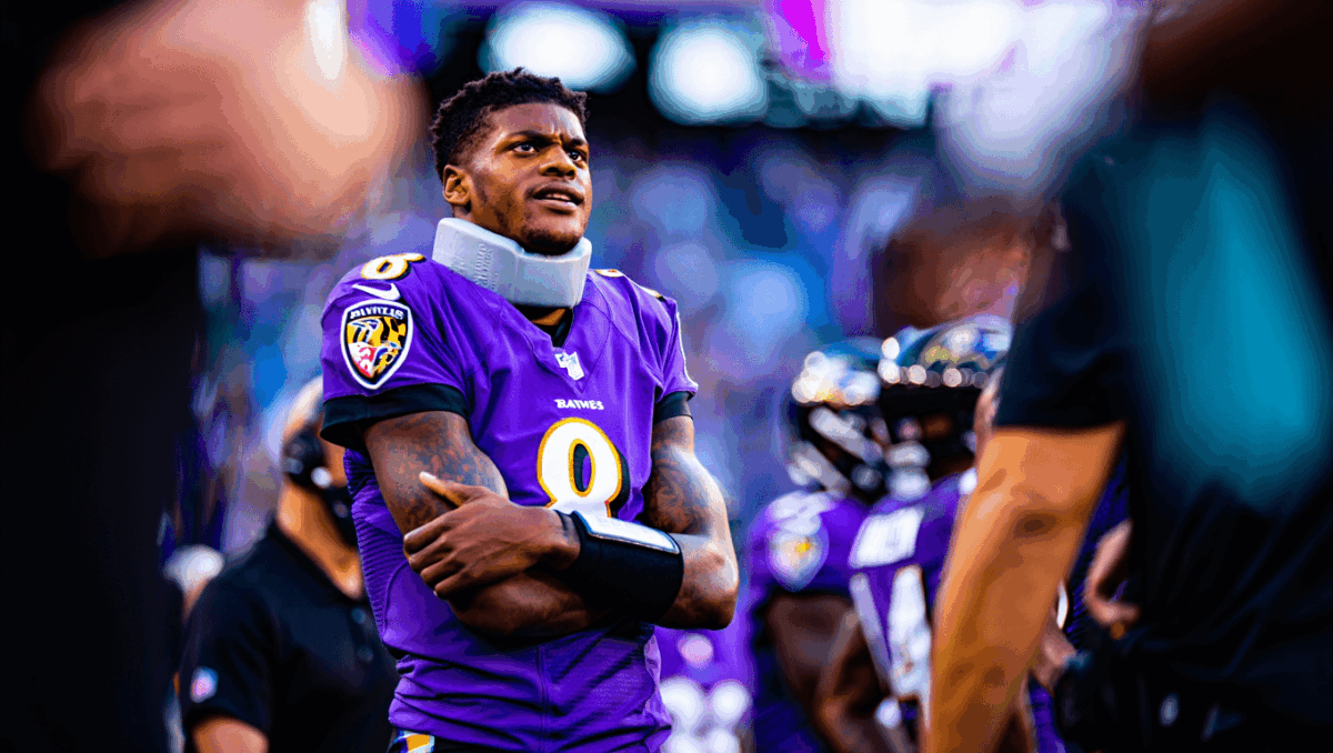 Lamar Jackson won't play tonight against Packers, Ravens QB doubtful with back injury