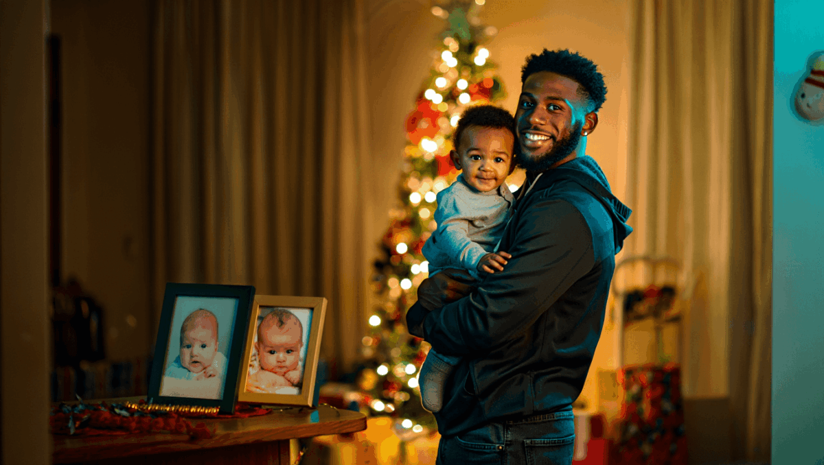 Stefon Diggs shows off three babies on Christmas, celebrates without Cardi B