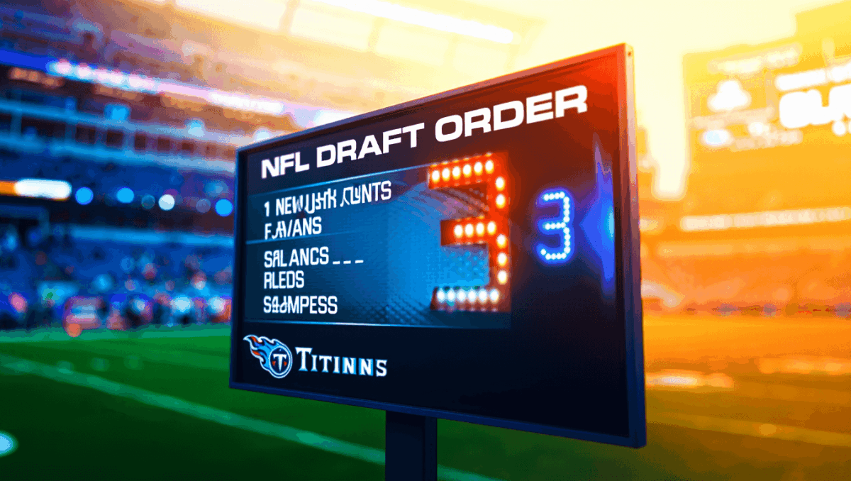 NFL draft order shakes up after Week 15, Titans remain at top with several teams changing positions