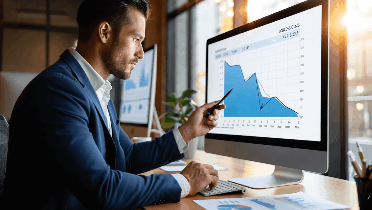 Jobs market shows unexpected strength as weekly claims drop to 214K, signaling cooling layoffs