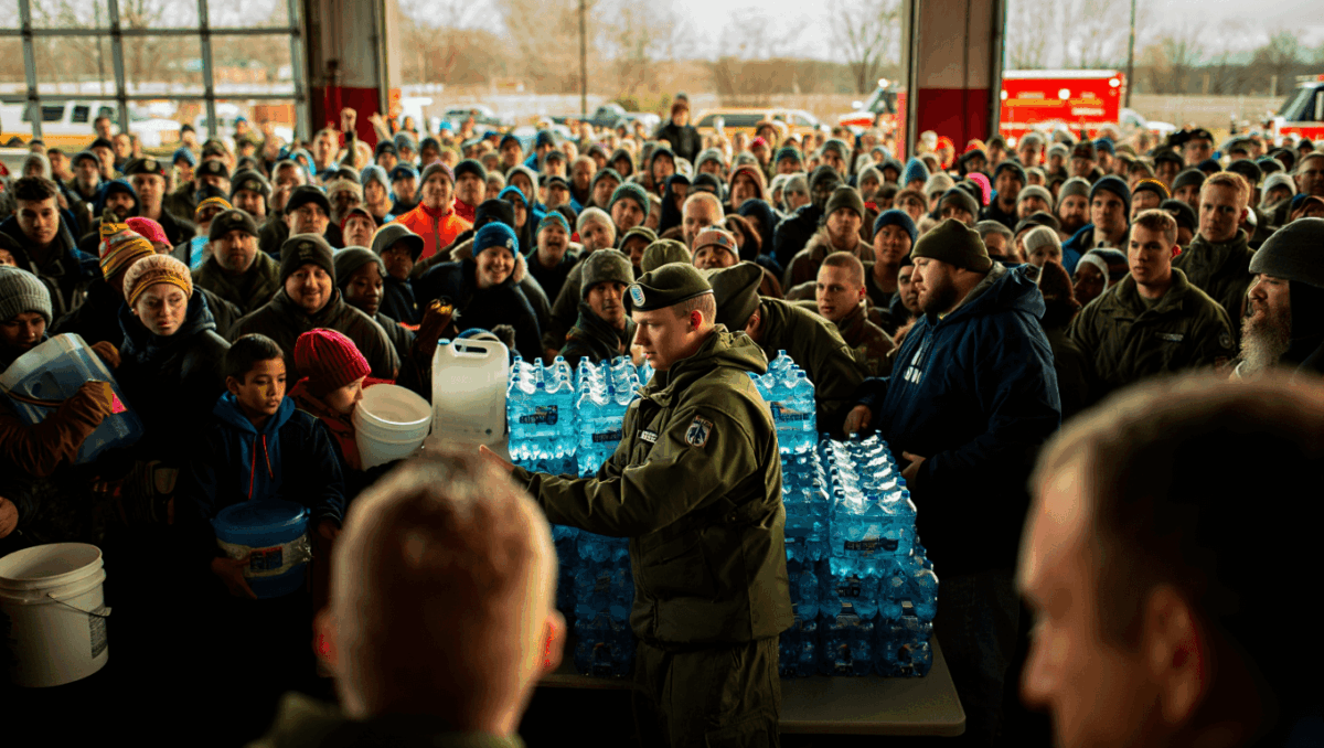 Waterbury water main break leaves 100K without water as National Guard deployed