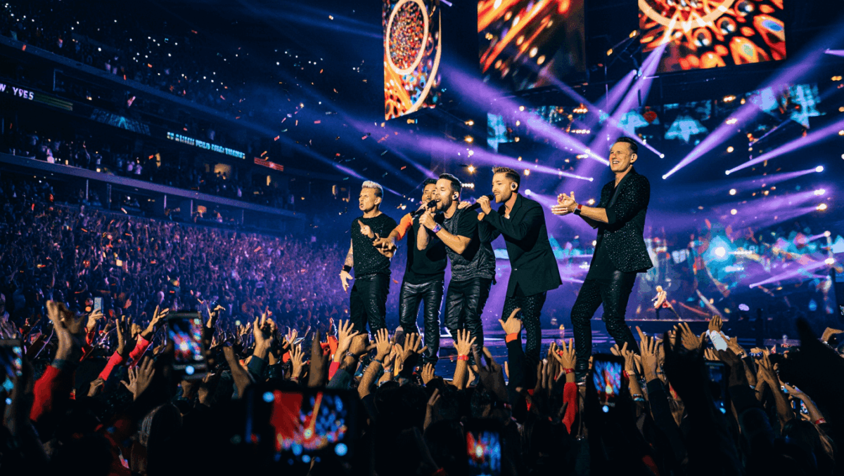 Sphere Las Vegas hits New Year's Eve in style as Backstreet Boys bring countdown to 20,000 fans tonight