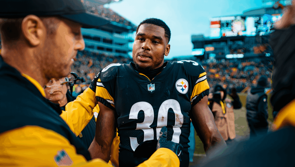 Jaylen Warren's status in doubt for tonight's Steelers-Dolphins matchup with last-minute illness