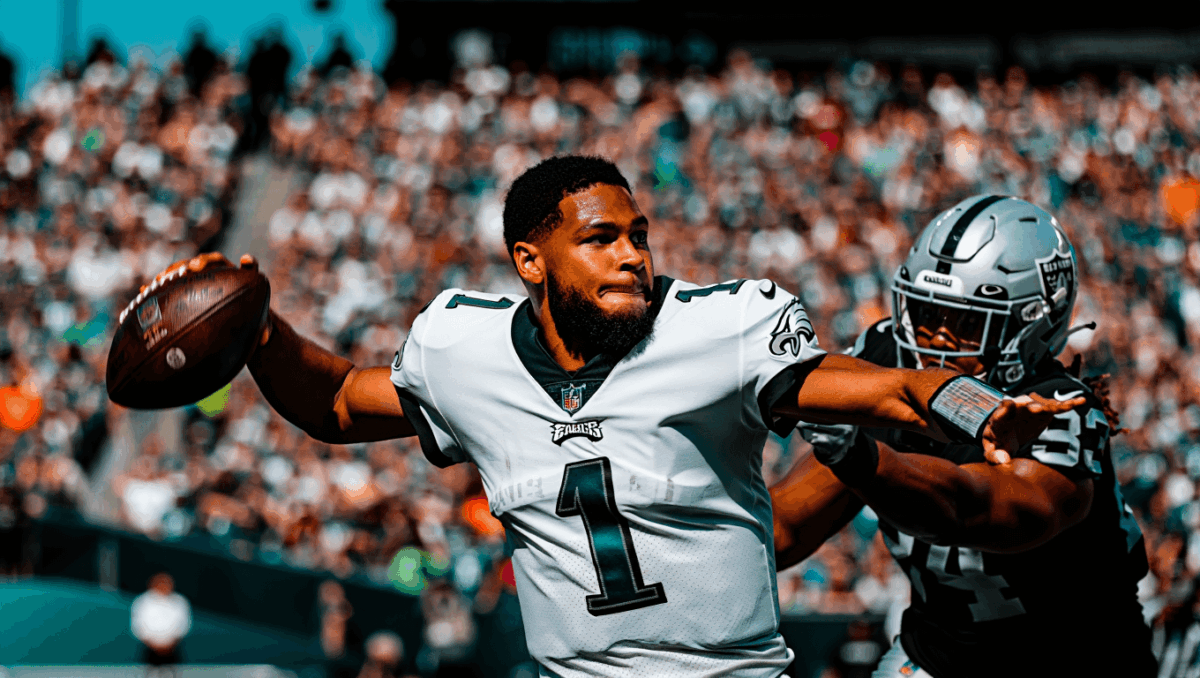 Football scores today: Eagles dominate Raiders 31-0 in blowout, Bills edge Patriots 35-31