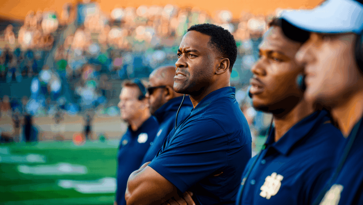 Notre Dame record stands at 10-2 with playoff hopes alive, ranked 9th in latest AP poll