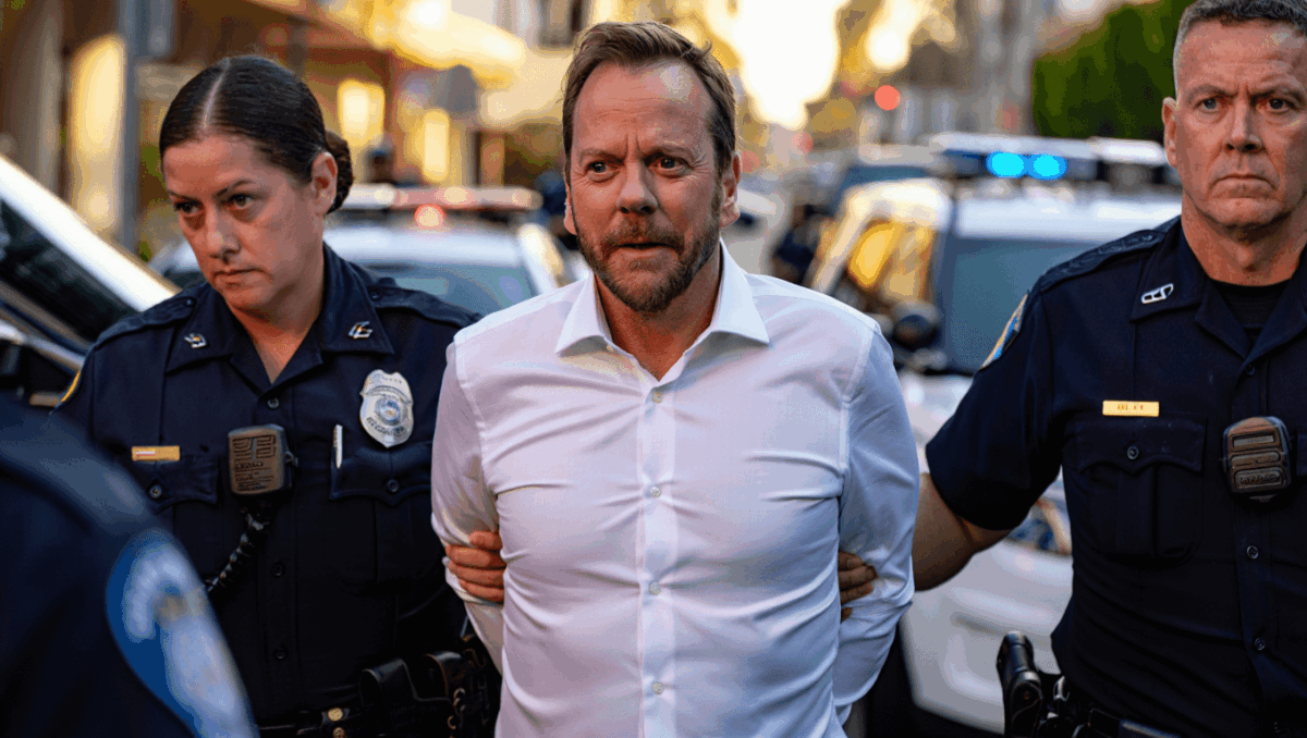 Kiefer Sutherland arrested after allegedly punching, choking Uber driver in Hollywood
