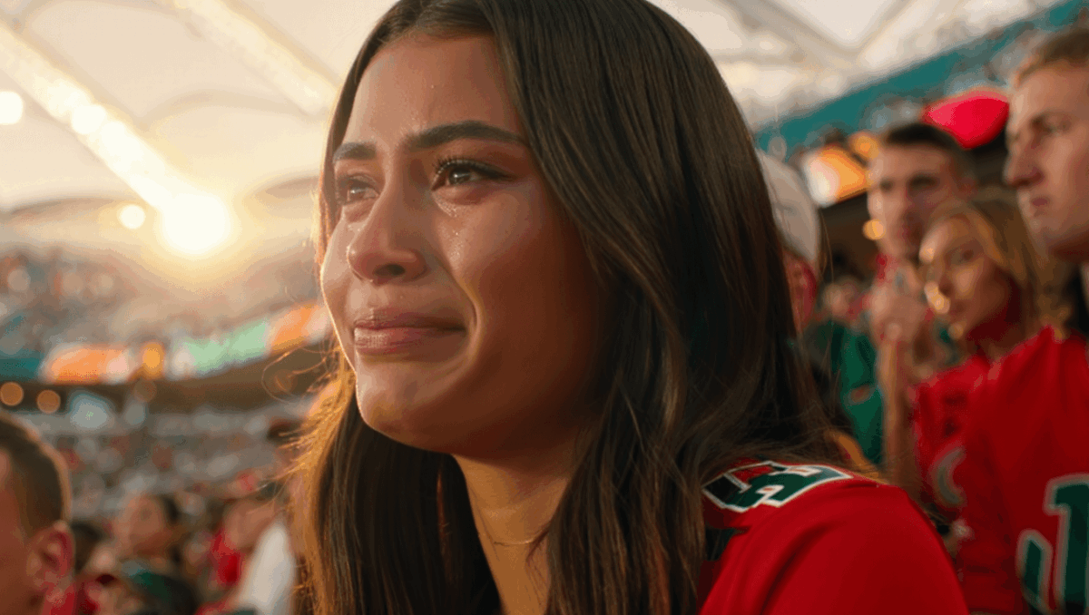 Abella Danger ESPN cameras cut to Miami superfan during national championship game broadcast