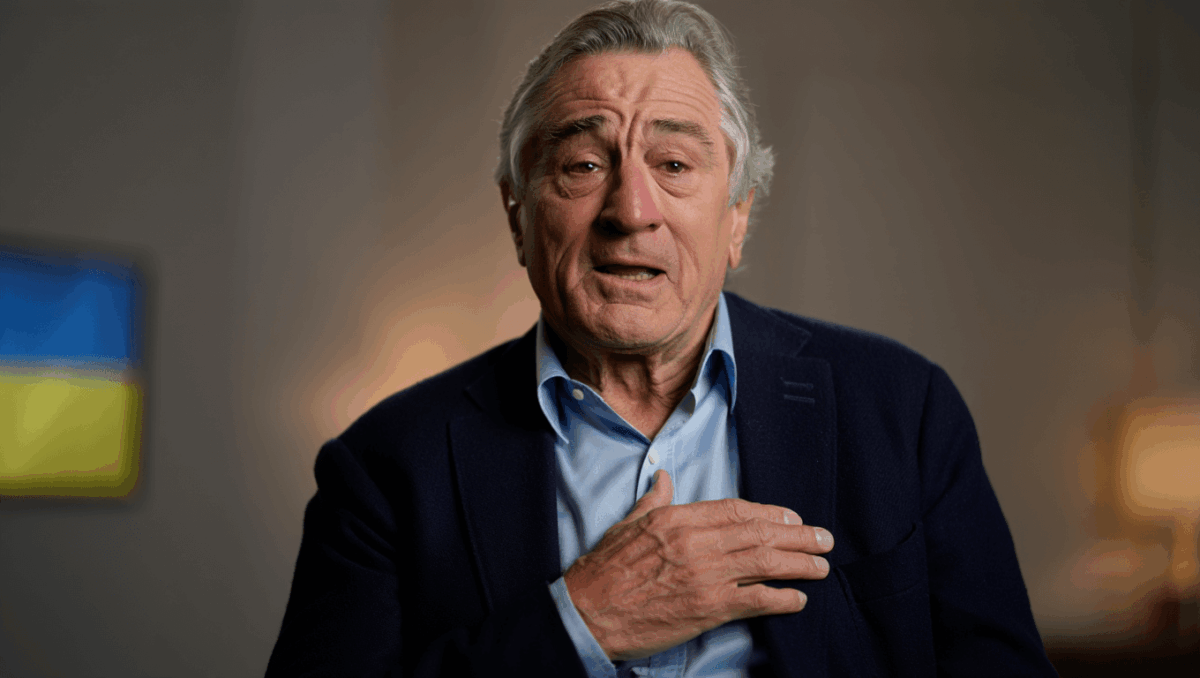 Robert De Niro sends New Year message to Ukraine wishing 'safety, freedom and peace' alongside his family