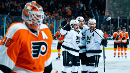 Kings beat Flyers 3-1, dominate in matinee matchup today