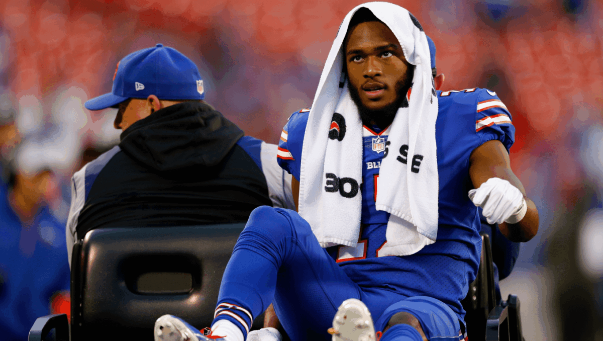 Gabe Davis ruled out with knee injury in Wild Card playoff game vs Jaguars
