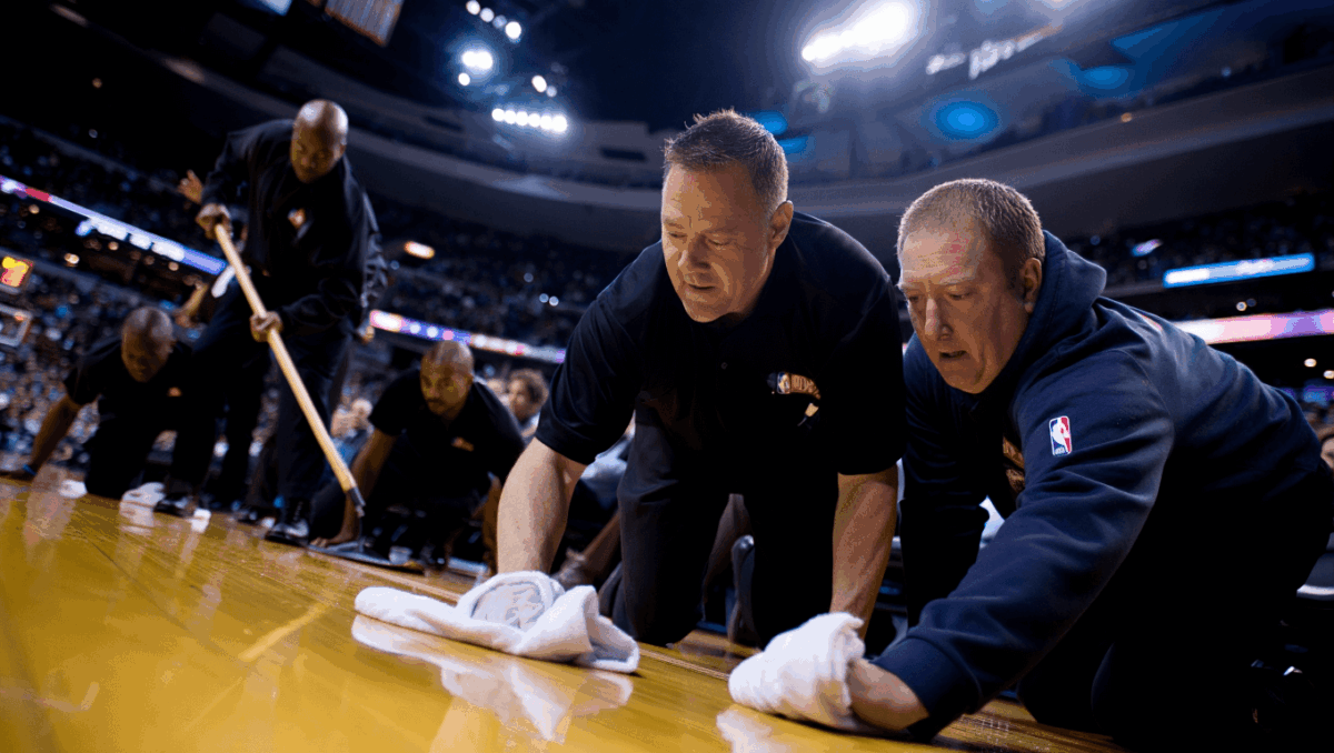 Mia vs Chi postponed due to wet court at United Center