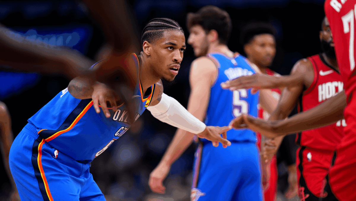 Oklahoma City Thunder beats Rockets 99-83 last night, Holmgren leads with 18