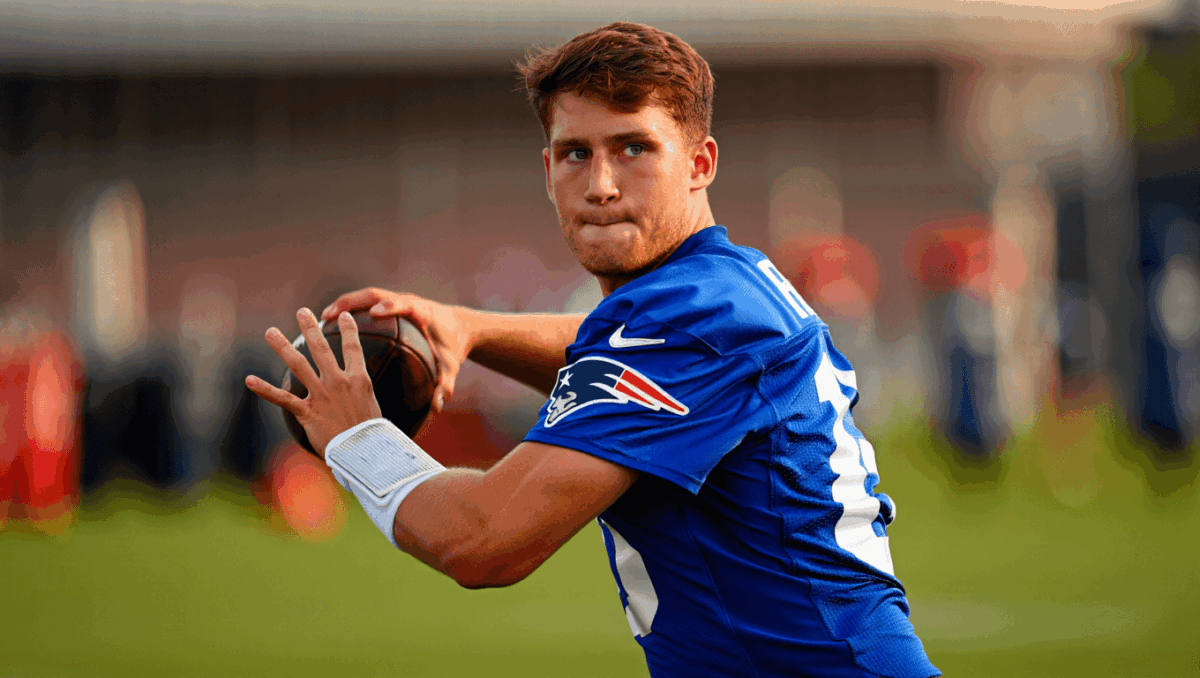 Drake Maye injury won't sideline him for Super Bowl, QB says shoulder's just fine