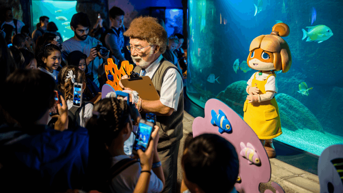 Animal Crossing aquarium tour US starts Feb 13 at 10 locations