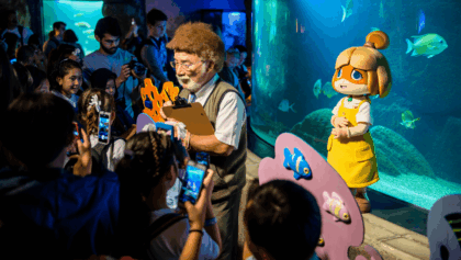 Animal Crossing aquarium tour US starts Feb 13 at 10 locations