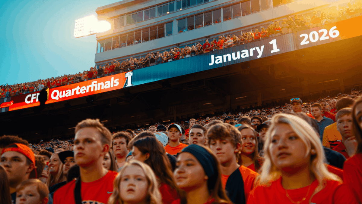 Football games tomorrow: College Football Playoff quarterfinals tip off Jan. 1 with Texas Tech-Oregon, Indiana-Alabama showdowns